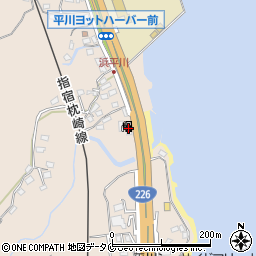 ＥＮＥＯＳ平川ＳＳ周辺の地図