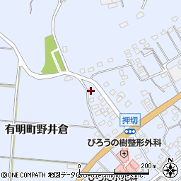 鹿児島県志布志市有明町野井倉8162-13周辺の地図