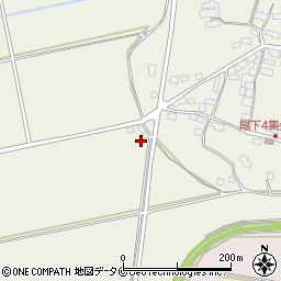 鹿児島県南さつま市金峰町尾下1243周辺の地図