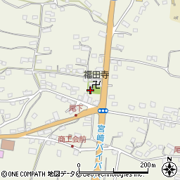 鹿児島県南さつま市金峰町尾下2178-9周辺の地図