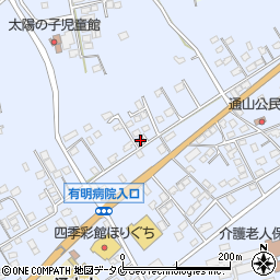 鹿児島県志布志市有明町野井倉8474-38周辺の地図