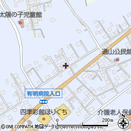鹿児島県志布志市有明町野井倉8474-42周辺の地図