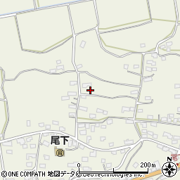 鹿児島県南さつま市金峰町尾下2656-2周辺の地図