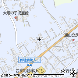 鹿児島県志布志市有明町野井倉8474-27周辺の地図