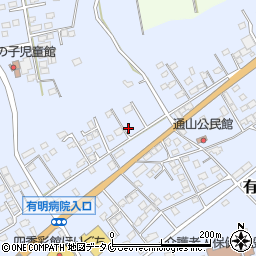 鹿児島県志布志市有明町野井倉8461-3周辺の地図