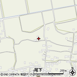鹿児島県南さつま市金峰町尾下2615周辺の地図