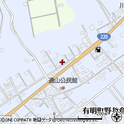 鹿児島県志布志市有明町野井倉8444-2周辺の地図