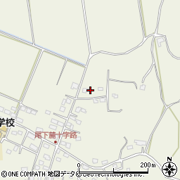 鹿児島県南さつま市金峰町尾下3060周辺の地図