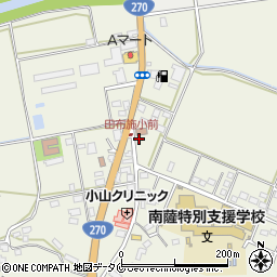 鹿児島県南さつま市金峰町尾下192周辺の地図