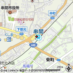 串間駅周辺の地図