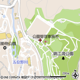 錦江湾公園トイレ２周辺の地図