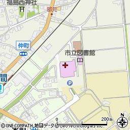 串間市文化会館周辺の地図