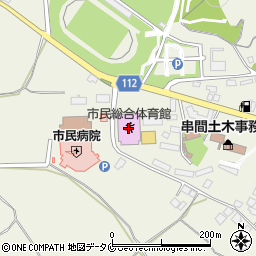 串間市民総合体育館周辺の地図