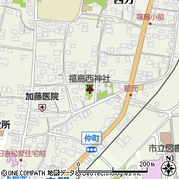 福島西神社周辺の地図