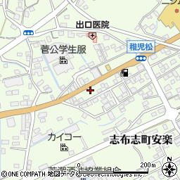 日本一たい焼志布志店周辺の地図
