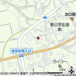 コープしぶし店周辺の地図