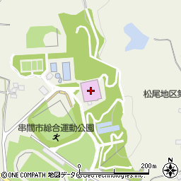 串間市役所　公園プール管理棟周辺の地図