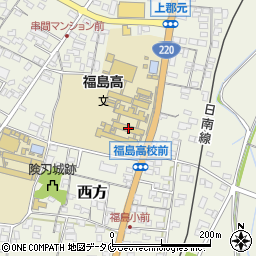 宮崎県立福島高等学校周辺の地図