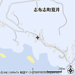 鹿児島県志布志市志布志町夏井689-3周辺の地図