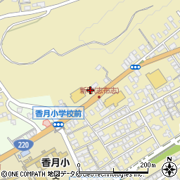 セブンイレブン志布志香月店周辺の地図