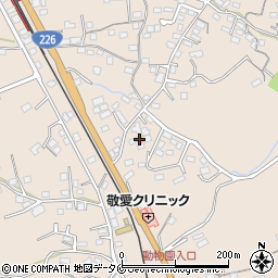 鹿児島県鹿児島市平川町1597-4周辺の地図