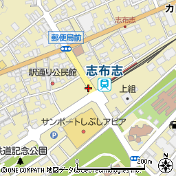 志布志駅前周辺の地図