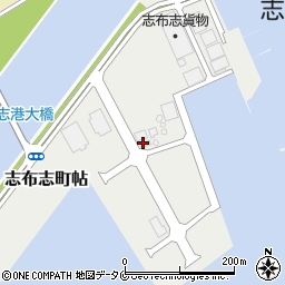 国土交通省九州地方整備局　志布志港湾事務所周辺の地図