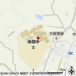 串間市立串間中学校周辺の地図