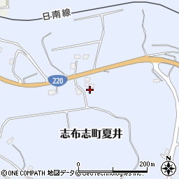 鹿児島県志布志市志布志町夏井1087周辺の地図
