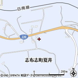 鹿児島県志布志市志布志町夏井1087-6周辺の地図