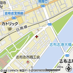 日本海事興業株式会社　志布志営業所周辺の地図
