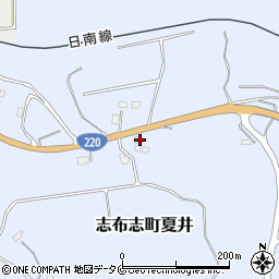鹿児島県志布志市志布志町夏井1085-1周辺の地図