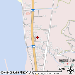 鹿児島県垂水市浜平1886-2周辺の地図