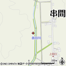 善田川周辺の地図