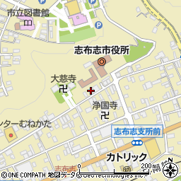 志布志ロータリー事務局周辺の地図