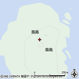 築島周辺の地図