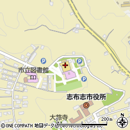志布志市役所志布志支所　志布志市文化会館周辺の地図