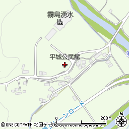 平城公民館周辺の地図