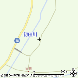 初田川周辺の地図
