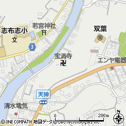 宝満寺周辺の地図