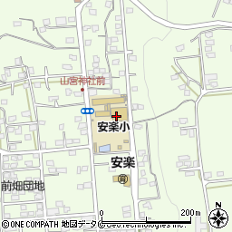 鹿児島県志布志市志布志町安楽周辺の地図