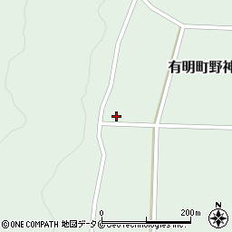 鹿児島県志布志市有明町野神1106周辺の地図