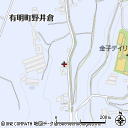 鹿児島県志布志市有明町野井倉4445-7周辺の地図