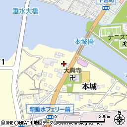 株式会社垂水温泉鶴田周辺の地図