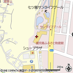 コメダ珈琲店 鹿児島七ツ島店周辺の地図