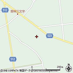 鹿児島県志布志市有明町野神3429周辺の地図