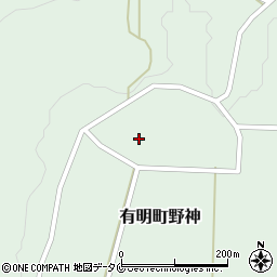 鹿児島県志布志市有明町野神988周辺の地図