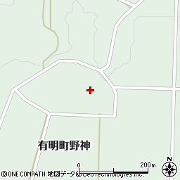 鹿児島県志布志市有明町野神977周辺の地図
