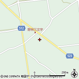 鹿児島県志布志市有明町野神3454周辺の地図
