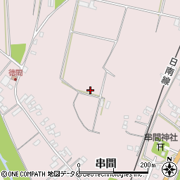 宮崎県串間市串間周辺の地図